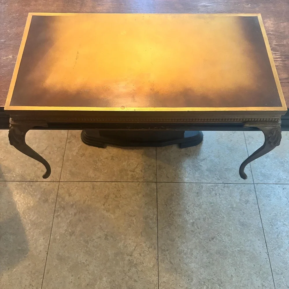 Hollywood‎ Regency by Turner Mid Century Wall Mounted Table/Shelf Gold Gilded